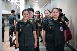 คณะนักศึกษาวิชาทหารหลักสูตรผู้กำกับนักศึกษาวิชา รุ่นที่ 51 เยี่ยมบำรุงขวัญทหารผ่านศึก และจัดกิจกรรมจิตอาสา เราทำความดี ด้วยหัวใจ ที่โรงพยาบาลทหารผ่านศึก