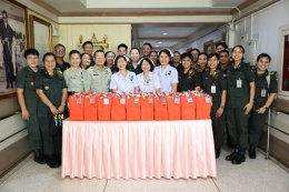 คณะนักศึกษาวิชาทหารหลักสูตรผู้กำกับนักศึกษาวิชา รุ่นที่ 51 เยี่ยมบำรุงขวัญทหารผ่านศึก และจัดกิจกรรมจิตอาสา เราทำความดี ด้วยหัวใจ ที่โรงพยาบาลทหารผ่านศึก