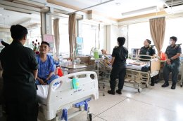 คณะนักศึกษาวิชาทหารหลักสูตรผู้กำกับนักศึกษาวิชา รุ่นที่ 51 เยี่ยมบำรุงขวัญทหารผ่านศึก และจัดกิจกรรมจิตอาสา เราทำความดี ด้วยหัวใจ ที่โรงพยาบาลทหารผ่านศึก