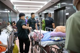 คณะนักศึกษาวิชาทหารหลักสูตรผู้กำกับนักศึกษาวิชา รุ่นที่ 51 เยี่ยมบำรุงขวัญทหารผ่านศึก และจัดกิจกรรมจิตอาสา เราทำความดี ด้วยหัวใจ ที่โรงพยาบาลทหารผ่านศึก