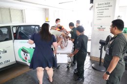 คณะนักศึกษาวิชาทหารหลักสูตรผู้กำกับนักศึกษาวิชา รุ่นที่ 51 เยี่ยมบำรุงขวัญทหารผ่านศึก และจัดกิจกรรมจิตอาสา เราทำความดี ด้วยหัวใจ ที่โรงพยาบาลทหารผ่านศึก