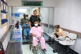 คณะนักศึกษาวิชาทหารหลักสูตรผู้กำกับนักศึกษาวิชา รุ่นที่ 51 เยี่ยมบำรุงขวัญทหารผ่านศึก และจัดกิจกรรมจิตอาสา เราทำความดี ด้วยหัวใจ ที่โรงพยาบาลทหารผ่านศึก