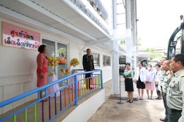 พลเอก เดชนิธิศ เหลืองงามขำ ผอ.อผศ. และนายก สมศ. ร่วมอำลาทหารผ่านศึก ที่รพ.ผศ.