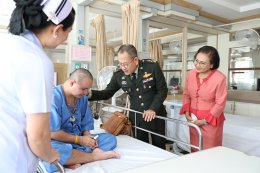 พลเอก เดชนิธิศ เหลืองงามขำ ผอ.อผศ. และนายก สมศ. ร่วมอำลาทหารผ่านศึก ที่รพ.ผศ.