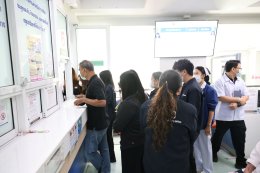 แพทย์หญิงพรรษพร เจริญสกุลวงศ์ ผู้ช่วยเลขาธิการสำนักงานหลักประกันสุขภาพแห่งชาติ และคณะผู้บริหาร เจ้าหน้าที่ของสำนักงานหลักประกันสุขภาพแห่งชาติ เข้าศึกษาดูงาน และเยี่ยมชมงาน