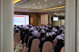 พิธีปัจฉิมนิเทศนิสิตคณะพยาบาลศาสตร์ วัชรพล มหาวิทยาลัยเวสเทิร์น วิทยาเขตวัชรพล ชั้นปีที่ 2