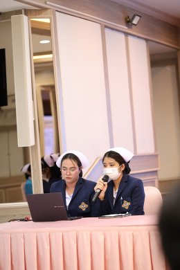 พิธีปัจฉิมนิเทศนิสิตคณะพยาบาลศาสตร์ วัชรพล มหาวิทยาลัยเวสเทิร์น วิทยาเขตวัชรพล ชั้นปีที่ 2