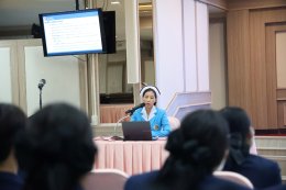 พิธีปฐมนิเทศนิสิตคณะพยาบาลศาสตร์ วัชรพล มหาวิทยาลัยเวสเทิร์น วิทยาเขตวัชรพล ชั้นปีที่ 3