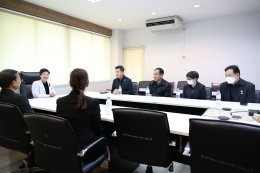 กรมอุตสาหกรรมพื้นฐานและการเหมืองแร่บริจาคเงินเพื่อสมทบทุนให้แก่โรงพยาบาลทหารผ่านศึก 