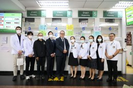 อาจารย์อาคันตุกะ จาก School of Pharmacy, Showa Medical University ประเทศญี่ปุ่น และอาจารย์คณะเภสัชศาสตร์ มหาวิทยาลัยมหิดล เข้าศึกษาดูงาน และเยี่ยมชมการดำเนินงานของโรงพยาบาลทหารผ่านศึก