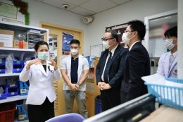 อาจารย์อาคันตุกะ จาก School of Pharmacy, Showa Medical University ประเทศญี่ปุ่น และอาจารย์คณะเภสัชศาสตร์ มหาวิทยาลัยมหิดล เข้าศึกษาดูงาน และเยี่ยมชมการดำเนินงานของโรงพยาบาลทหารผ่านศึก
