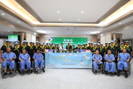 พลตรี เสฏฐนันท์ แสงรัตนทองคำ ผู้บัญชาการศูนย์การนักศึกษาวิชาทหาร นำคณะนักศึกษาวิชาทหาร และเจ้าหน้าที่ ทำกิจกรรมจิตอาสา "เราทำความ ดี ด้วยหัวใจ"