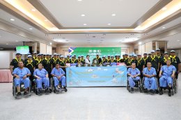 พลตรี เสฏฐนันท์ แสงรัตนทองคำ ผู้บัญชาการศูนย์การนักศึกษาวิชาทหาร นำคณะนักศึกษาวิชาทหาร และเจ้าหน้าที่ ทำกิจกรรมจิตอาสา "เราทำความ ดี ด้วยหัวใจ"