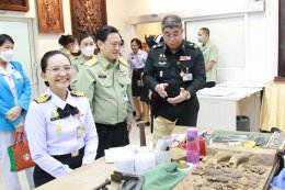 พลตรี ศุภกิตติ ขัมพานนท์ ผู้อำนวยการสำนักงานแพทย์ทหาร กรมยุทธบริการทหาร กองบัญชาการกองทัพไทย พร้อมคณะเข้าเยี่ยมชมกิจการด้านการแพทย์ ณ โรงพยาบาลทหารผ่านศึก