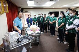 โรงพยาบาลทหารผ่านศึกจัดอบรมเชิงปฏิบัติการ เตรียมการช่วยชีวิตขั้นสูง สำหรับพยาบาลวิชาชีพ Assistant Advanced cardiovascular life support