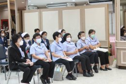 กองการพยาบาล โรงพยาบาลทหารผ่านศึก จัดปฐมนิเทศอาจารย์และนิสิต คณะพยาบาลศาสตร์ วัชรพล มหาวิทยาลัยเวสเทิร์น วิทยาเขตวัชรพล ที่เข้ารับการฝึกปฏิบัติรายวิชา NS๒๓๐๑ ที่โรงพยาบาลทหารผ่านศึก