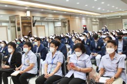 กองการพยาบาล โรงพยาบาลทหารผ่านศึก จัดปฐมนิเทศอาจารย์และนิสิต คณะพยาบาลศาสตร์ วัชรพล มหาวิทยาลัยเวสเทิร์น วิทยาเขตวัชรพล ที่เข้ารับการฝึกปฏิบัติรายวิชา NS๒๓๐๑ ที่โรงพยาบาลทหารผ่านศึก