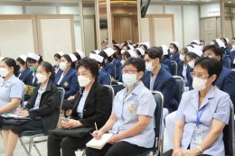 กองการพยาบาล โรงพยาบาลทหารผ่านศึก จัดปฐมนิเทศอาจารย์และนิสิต คณะพยาบาลศาสตร์ วัชรพล มหาวิทยาลัยเวสเทิร์น วิทยาเขตวัชรพล ที่เข้ารับการฝึกปฏิบัติรายวิชา NS๒๓๐๑ ที่โรงพยาบาลทหารผ่านศึก