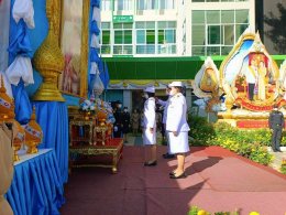 วันที่ ๑๑ สิงหาคม ๒๕๖๖ นางสาวิตรี มากศิริ ผู้อำนวยการกองส่งกำลังบำรุง โรงพยาบาลทหารผ่านศึก เป็นผู้แทน ผู้อำนวยการโรงพยาบาลทหารผ่านศึก ร่วมกิจกรรมเทิดพระเกียรติสมเด็จพระนางเจ้าสิริกิติ์ พระบรมราชินีนาถ พระบรมราชชนนีพันปีหลวง