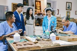 พลเอกเดชนิธิศ  เหลืองงามขำ ผู้อำนวยการ องค์การสงเคราะห์ทหารผ่านศึก พร้อมด้วยแพทย์หญิงจิตติมา ปรีชา ผู้อำนวยการโรงพยาบาลทหารผ่านศึก ให้การต้อนรับ ครอบครัวเศวตสมภพ และคณะ