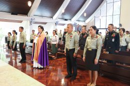 องค์การสงเคราะห์ทหารผ่านศึกในพระบรมราชูปถัมภ์ ได้จัดพิธีบำเพ็ญกุศลทางศาสนาคริสต์ โดยมี พลเอก เดชนิธิศ  เหลืองงามขำ ผู้อำนวยการองค์การสงเคราะห์ทหารผ่านศึก เป็นประธานในพิธี