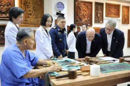 คณะจากสาธารณรัฐเยอรมันนี และเจ้าหน้าที่จากสถาบันวิชาการป้องกันประเทศ เข้าเยี่ยมบำรุงขวัญ และเยี่ยมชมการการดำเนินงานของโรงพยาบาลทหารผ่านศึก 