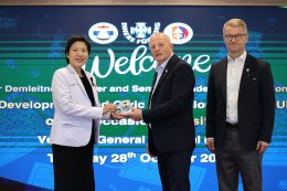 คณะจากสาธารณรัฐเยอรมันนี และเจ้าหน้าที่จากสถาบันวิชาการป้องกันประเทศ เข้าเยี่ยมบำรุงขวัญ และเยี่ยมชมการการดำเนินงานของโรงพยาบาลทหารผ่านศึก 