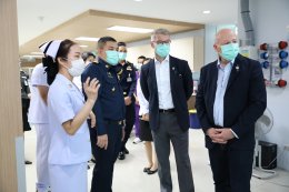 คณะจากสาธารณรัฐเยอรมันนี และเจ้าหน้าที่จากสถาบันวิชาการป้องกันประเทศ เข้าเยี่ยมบำรุงขวัญ และเยี่ยมชมการการดำเนินงานของโรงพยาบาลทหารผ่านศึก 