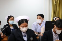 พิธีปฐมนิเทศอาจารย์และนักศึกษาหลักสูตรพยาบาลศาสตร์ มหาวิทยาลัยนอร์ทกรุงเทพ ชั้นปีที่ 3 