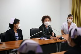 พิธีปฐมนิเทศอาจารย์และนักศึกษาหลักสูตรพยาบาลศาสตร์ มหาวิทยาลัยนอร์ทกรุงเทพ ชั้นปีที่ 3 