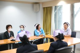 พิธีปฐมนิเทศอาจารย์และนักศึกษาหลักสูตรพยาบาลศาสตร์ มหาวิทยาลัยนอร์ทกรุงเทพ ชั้นปีที่ 3 