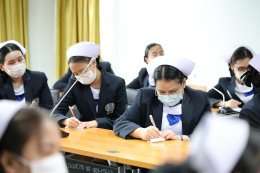 พิธีปฐมนิเทศอาจารย์และนักศึกษาหลักสูตรพยาบาลศาสตร์ มหาวิทยาลัยนอร์ทกรุงเทพ ชั้นปีที่ 3 