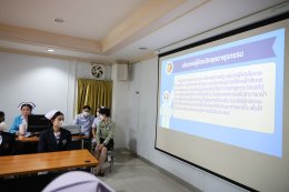 พิธีปฐมนิเทศอาจารย์และนักศึกษาหลักสูตรพยาบาลศาสตร์ มหาวิทยาลัยนอร์ทกรุงเทพ ชั้นปีที่ 3 