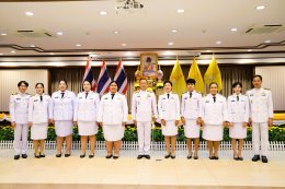 ผอ.รพ.ผศ. เข้าร่วม พิธีถวายพระพรชัยมงคล พิธีเจริญพระพุทธมนต์ พิธีทำบุญตักบาตรพระสงฆ์ และพิธีถวายสัตย์ปฏิญาณ 