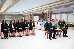 พิธีลงนามในสัญญาการให้สินเชื่อค่ารักษาพยาบาล ระหว่างองค์การสงเคราะห์ทหารผ่านศึก ในพระบรมราชูปถัมภ์ โดยโรงพยาบาลทหารผ่านศึก กับการเคหะแห่งชาติ