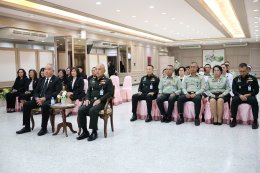 พิธีลงนามในสัญญาการให้สินเชื่อค่ารักษาพยาบาล ระหว่างองค์การสงเคราะห์ทหารผ่านศึก ในพระบรมราชูปถัมภ์ โดยโรงพยาบาลทหารผ่านศึก กับการเคหะแห่งชาติ