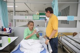 คุณมงคลชน เอกศิลป์ และครอบครัว ในโอกาสเข้าเยี่ยมบำรุงขวัญ พร้อมมอบสิ่งของ