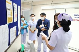 คณะกรรมการเยี่ยมสำรวจจากกองวิศวกรรมการแพทย์ กรมสนับสนุนบริการสุขภาพ กระทรวงเยี่ยมสำรวจ ประเมิน และรับรองสถานพยาบาลตามมาตรฐานระบบบริการสุขภาพ (HS4)