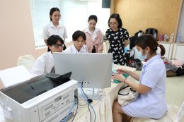 น้องบัญชีอาสายื่นภาษีในโครงการบริการวิชาการยื่นภาษีออนไลน์