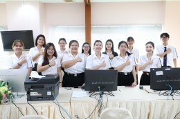 น้องบัญชีอาสายื่นภาษีในโครงการบริการวิชาการยื่นภาษีออนไลน์