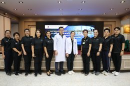 พิธีเปิดการจัดอบรมโครงการอบรมเชิงปฏิบัติการการช่วยฟื้นคืนชีพขั้นพื้นฐาน และการใช้เครื่องกระตุกหัวใจไฟฟ้าชนิดอัตโนมัติ (BLS : Basic Life Support with AED) ประจำปี 2569 