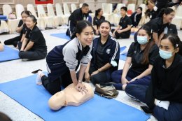 พิธีเปิดการจัดอบรมโครงการอบรมเชิงปฏิบัติการการช่วยฟื้นคืนชีพขั้นพื้นฐาน และการใช้เครื่องกระตุกหัวใจไฟฟ้าชนิดอัตโนมัติ (BLS : Basic Life Support with AED) ประจำปี 2569 