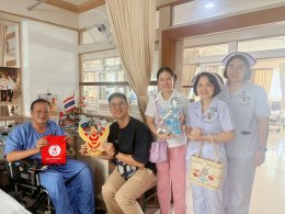 คุณน็อต วรฤทธิ์ เฟื่องอารมย์ พร้อมคณะ เข้าเยี่ยมบำรุงขวัญ