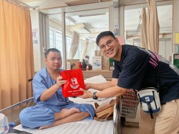 คุณน็อต วรฤทธิ์ เฟื่องอารมย์ พร้อมคณะ เข้าเยี่ยมบำรุงขวัญ