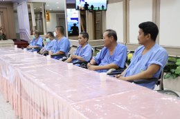 คุณสุชาติ ชวางกูร ประธานกลุ่มสร้างพลเมืองคุณภาพ และคณะ เข้าเยี่ยมและจัดกิจกรรมบำรุงขวัญทหารผ่านศึก