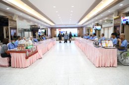 คุณสุชาติ ชวางกูร ประธานกลุ่มสร้างพลเมืองคุณภาพ และคณะ เข้าเยี่ยมและจัดกิจกรรมบำรุงขวัญทหารผ่านศึก