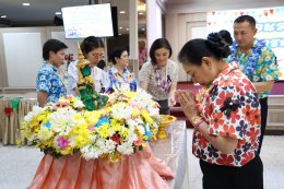 โรงพยาบาลทหารผ่านศึก จัดพิธีสรงน้ำพระพุทธรูป และกล่าวให้พรแก่บุคลากรของโรงพยาบาลทหารผ่านศึก เนื่องในเทศกาลวันสงกรานต์ ประจำปี 2569