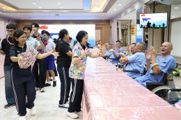 กลุ่มสร้างพลเมืองคุณภาพ โดยคุณสุชาติ ชวางกูร และคณะ เข้าเยี่ยมและจัดกิจกรรมบำรุงขวัญทหารผ่านศึก