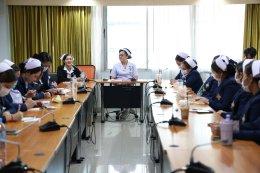 โรงพยาบาลทหารผ่านศึกจัดพิธีปฐมนิเทศอาจารย์และนิสิตคณะพยาบาลศาสตร์ วัชรพล มหาวิทยาลัยเวสเทิร์น วิทยาเขตวัชรพล ชั้นปีที่ 4 