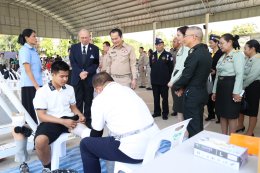 พิธีเปิดโครงการออกหน่วยทำขาเทียมพระราชทานเคลื่อนที่ ครั้งที่ 177